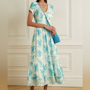 Loveshackfancy Galil Midi Dress - size 4